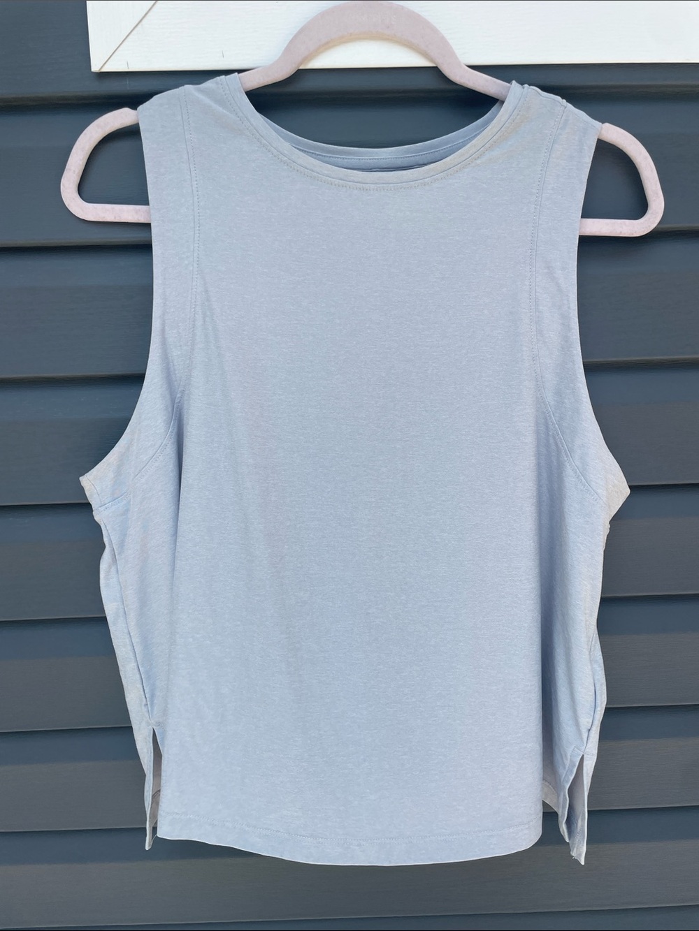 Old Navy Light light gray Tank Top with Side Slits